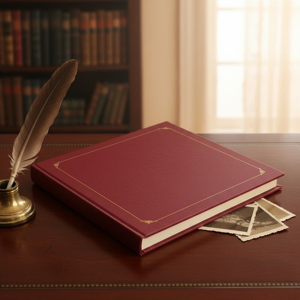 Creative Memories 12x12 Burgundy Album With White Pages Sealed